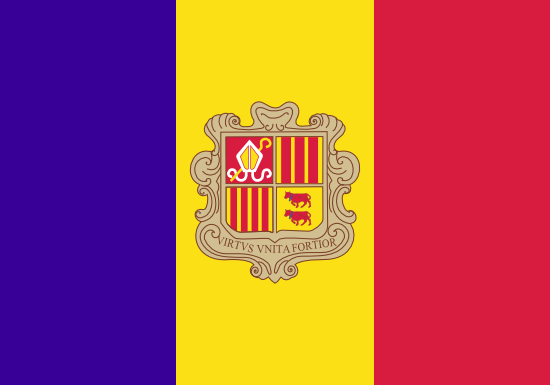 vlag van Andorra